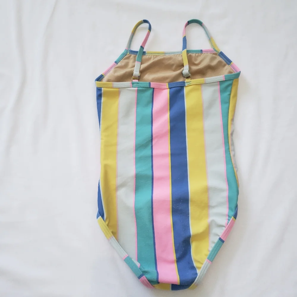 Old Navy Multi Stripe One Piece Swimsuit